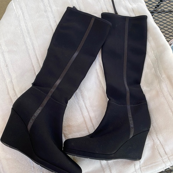 Prada  wedge boots gently worn … - Picture 1 of 8
